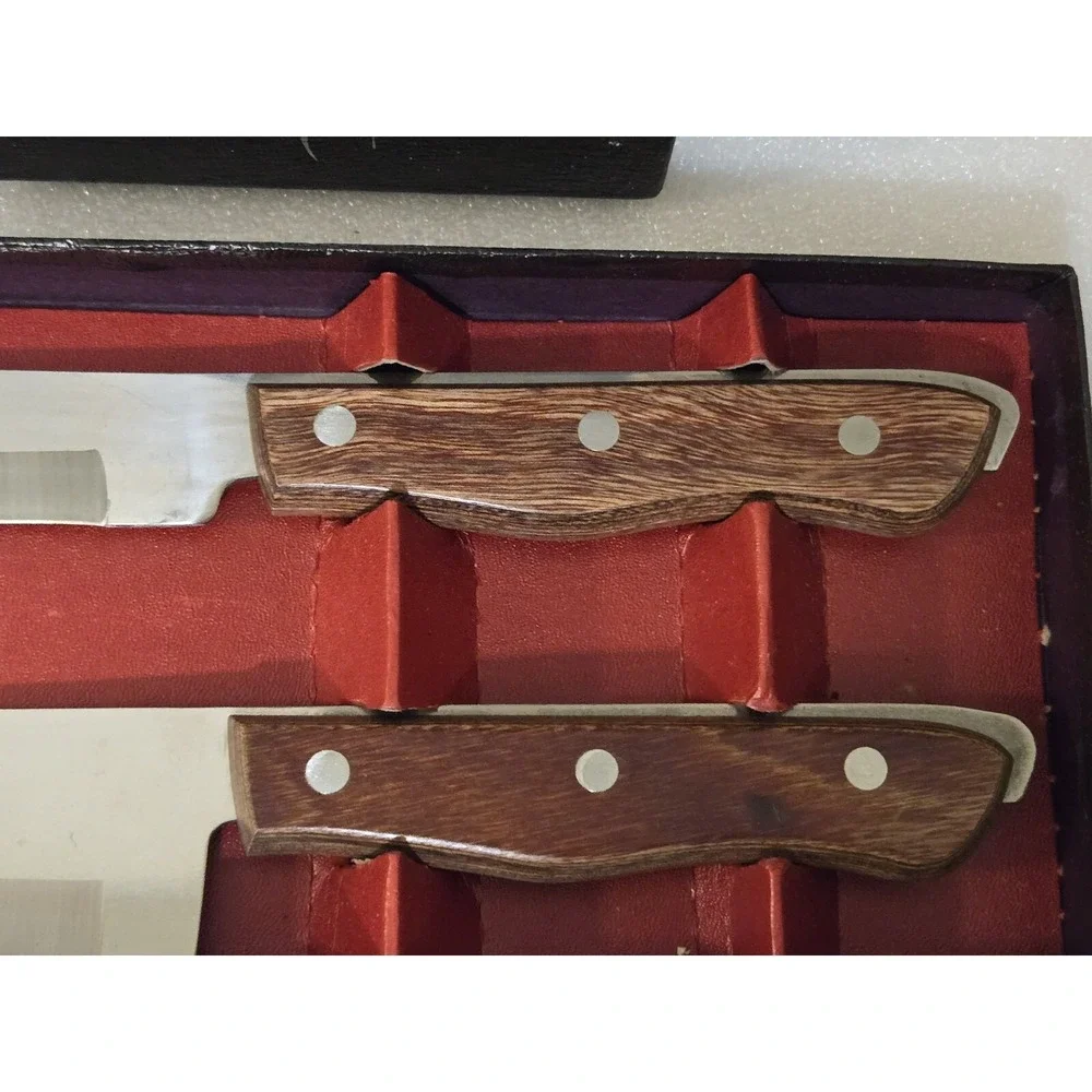 Maxam Vtg 2 Piece Carving Knife Set Precision Hollow Ground Fine Stainless Japan